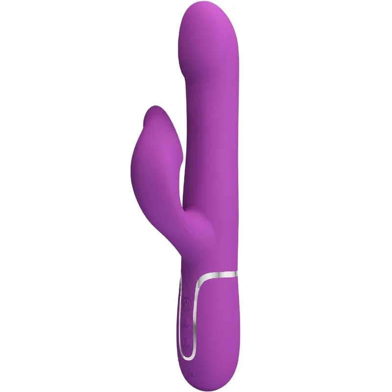 Pretty Love · Pretty love - vibrateur et stimulateur multifonction 4 en 1 violet — photographie du produit