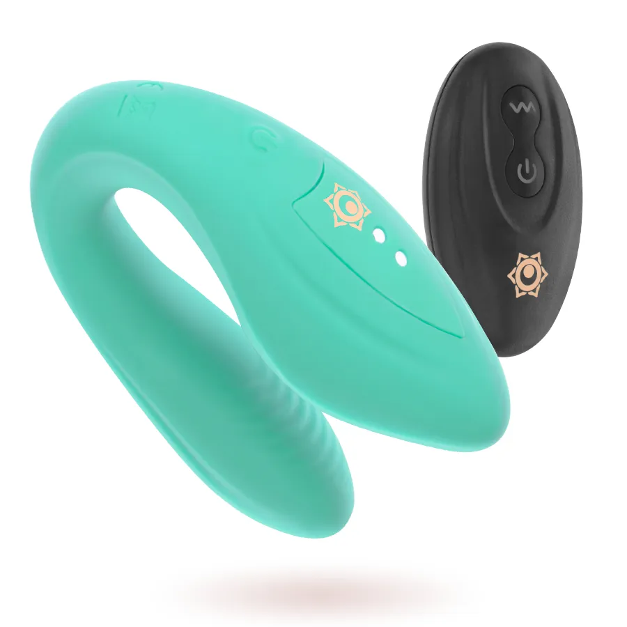 Rithual · Télécommande kama pour couples aqua — photographie du produit