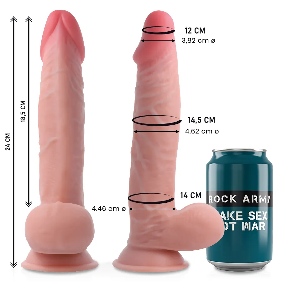 Rock Army · Sherman, gode double densité 24 cm — photographie du produit