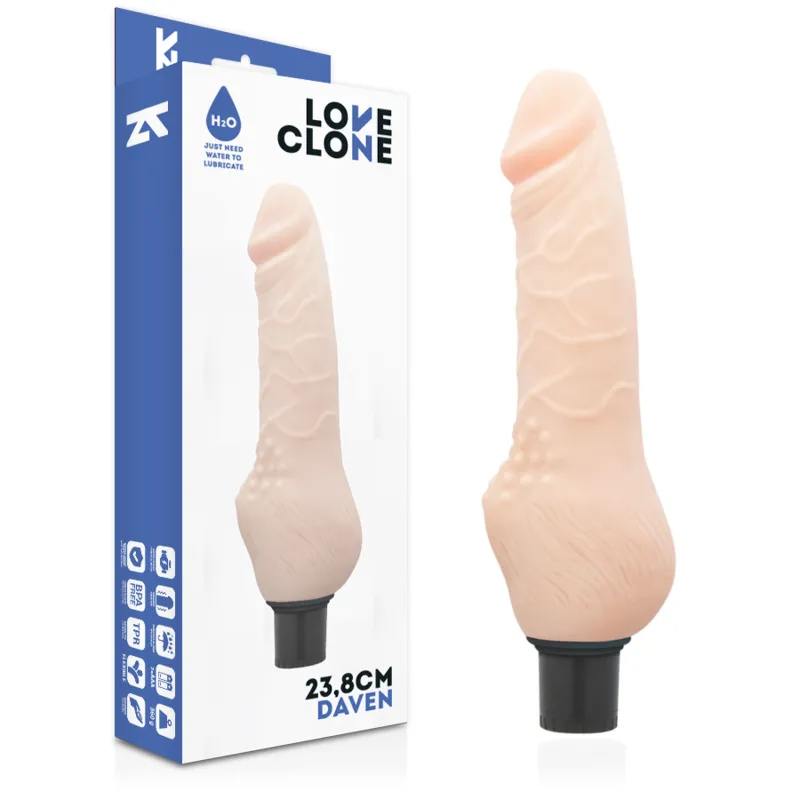 Loveclone · Daven, gode réaliste autolubrifiant 23,8 cm — photographie du produit
