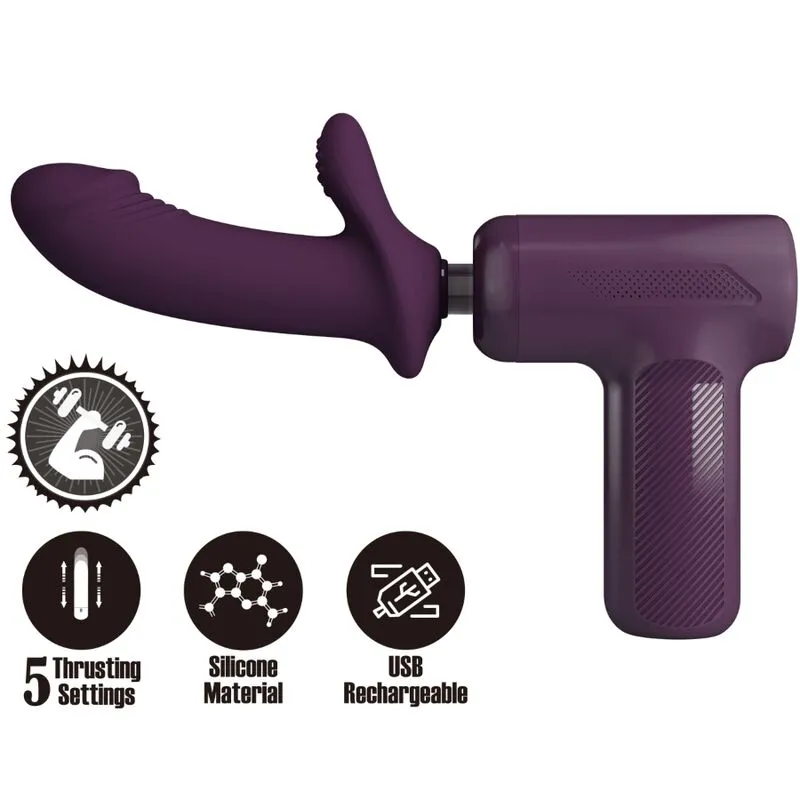 Pretty Love · Pretty love - masseur dj scholar 5 réglages violet — photographie du produit