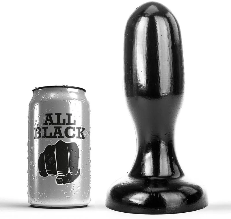 All Black · Plug anal doux 19,5 cm — photographie du produit