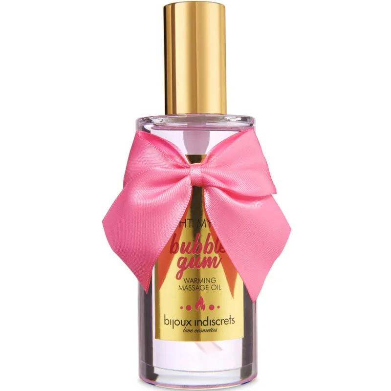 Bijoux Indiscrets · Light My Fire, huile chauffante comestible bubblegum — photographie du produit