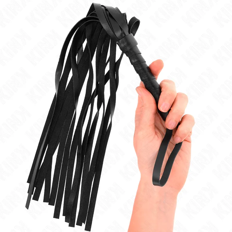 Kink · Fouet simple noir 45 cm — photographie du produit