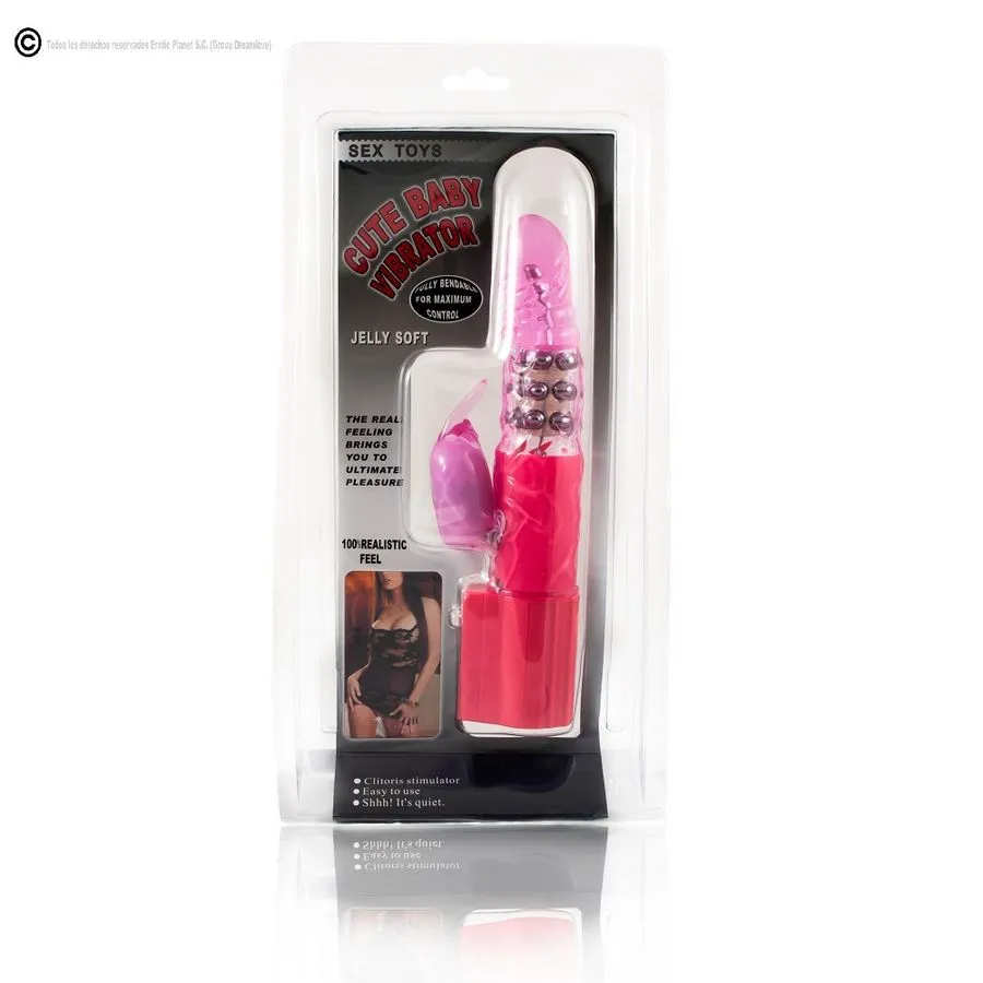 Baile · Rabbit rotatif rose à billes et molettes — photographie du produit