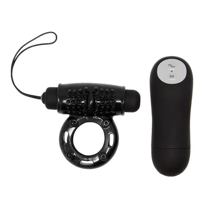 Baile · Anneau vibrant télécommandé 20 vitesses noir — photographie du produit