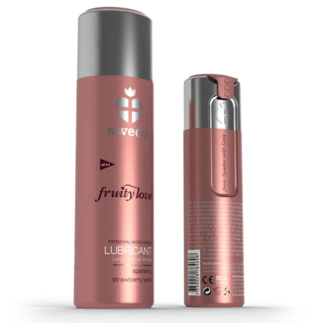 Swede · Lubrifiant Fruity Love fraise vin mousseux 50 ml — photographie du produit