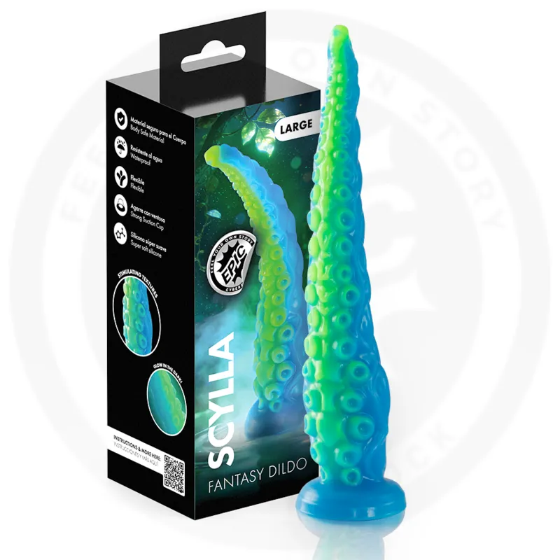 Epic · Scylla, gode tentacules fluorescent grand format — photographie du produit