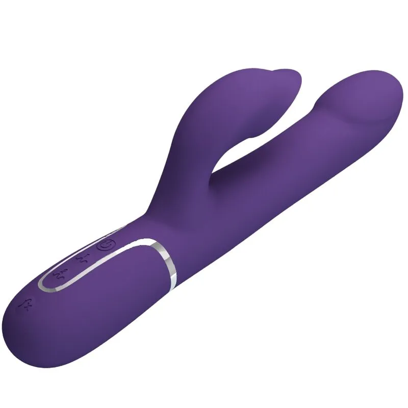 Pretty Love · Pretty love - zalin perles vibrateur lapin 4 en 1 violet — photographie du produit