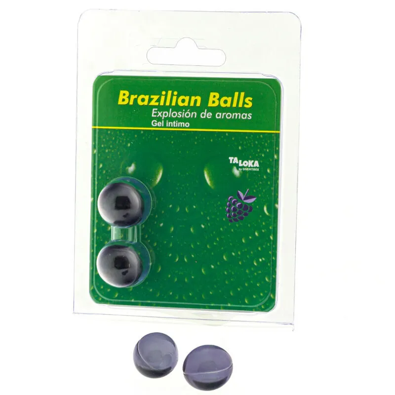 Diverty Sex · Gel intime 2 boules brésiliennes baies — photographie du produit