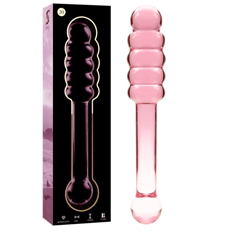Nebula Series By Ibiza · Nebula 20, gode en verre rose 20,5 cm — photographie du produit