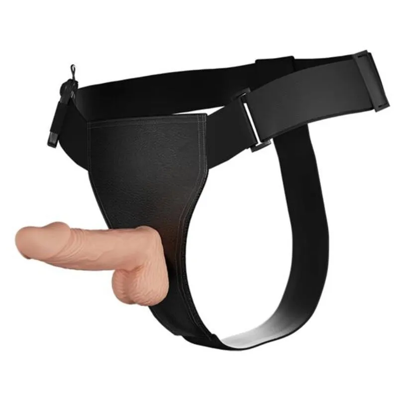 Baile · Ultra Passionate, harnais avec gode réaliste 19,4 cm — photographie du produit
