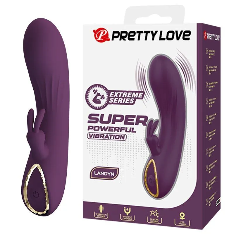 Pretty Love · Pretty love - landyn vibrateur lapin rechargeable 10 fonctions violet — photographie du produit