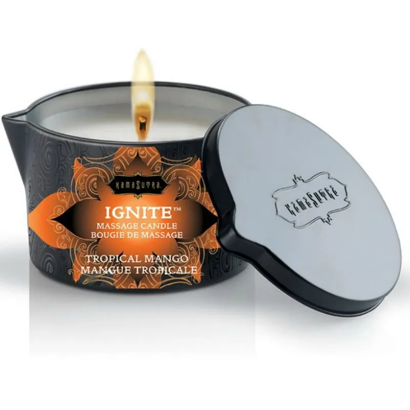 Kamasutra · Bougie de massage manche tropical 170 gr — photographie du produit