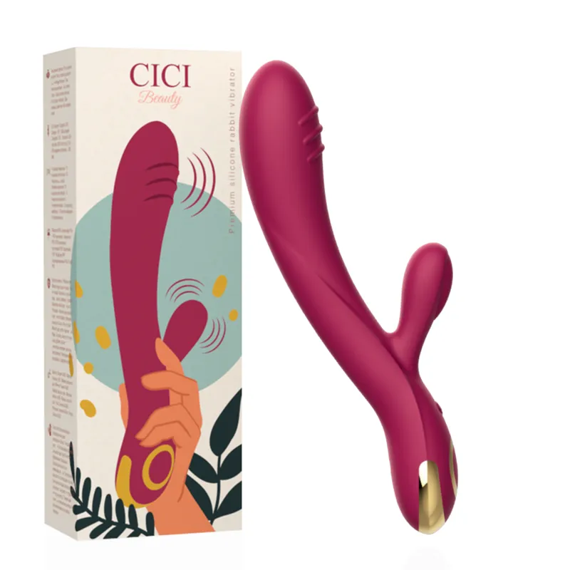 Cici Beauty · Vibrateur lapin en silicone premium — photographie du produit